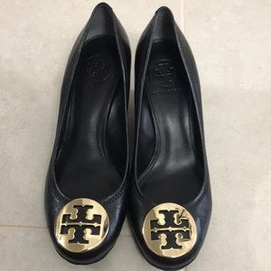 Black Tory Burch Wedges